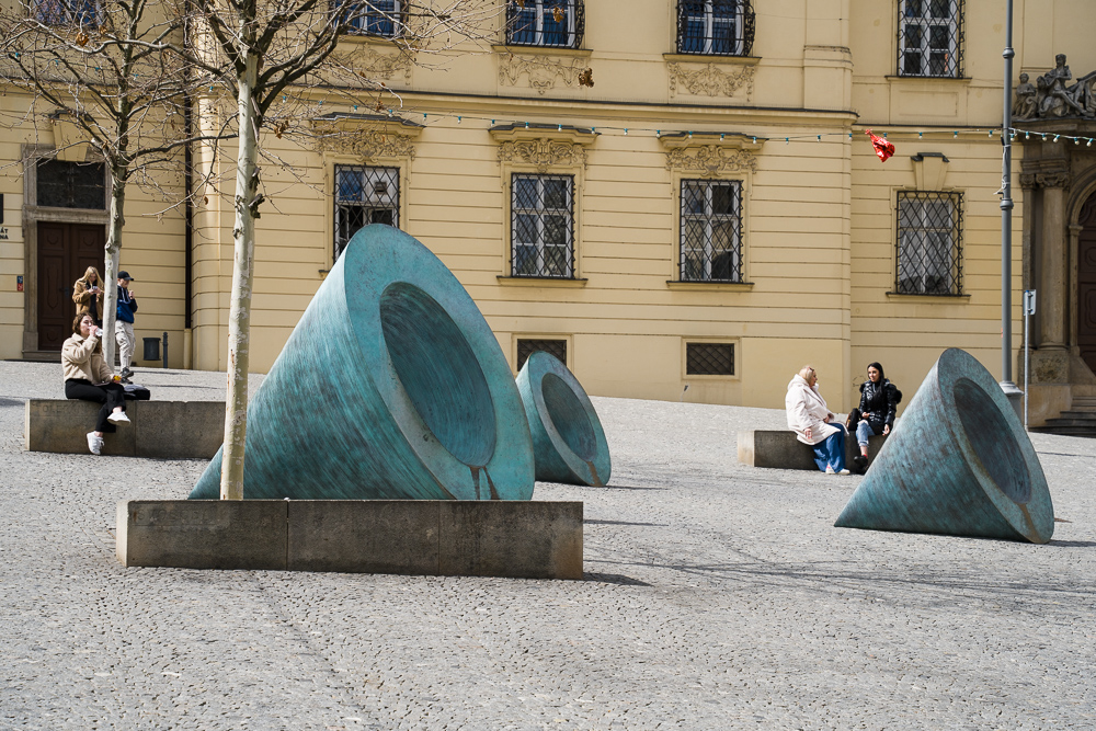 Eliminate Distractions in Your Photos: cones and people