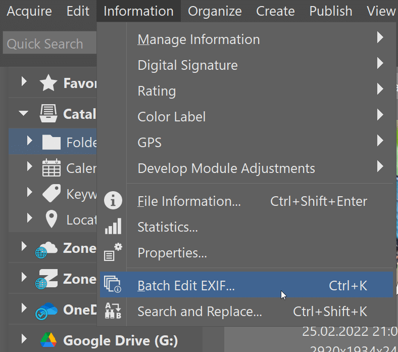 Part 2 How To Organize Your Photos, batch filter